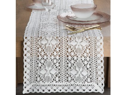 360575 cipkovana stola na stol mary biela 40x140cm