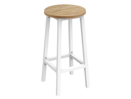 362408 barova stolicka dub sonoma a biele nohy